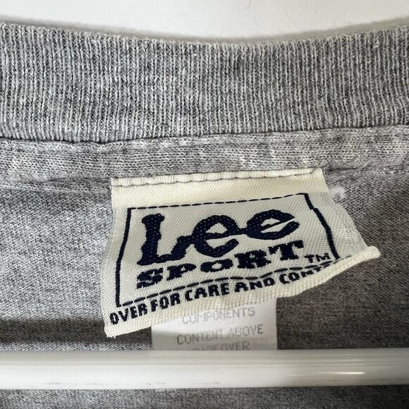 Vintage St. Louis Rams Lee Sport T Shirt Mens Size XL Gray Embroidered NFL 90s - Picture 9 of 13